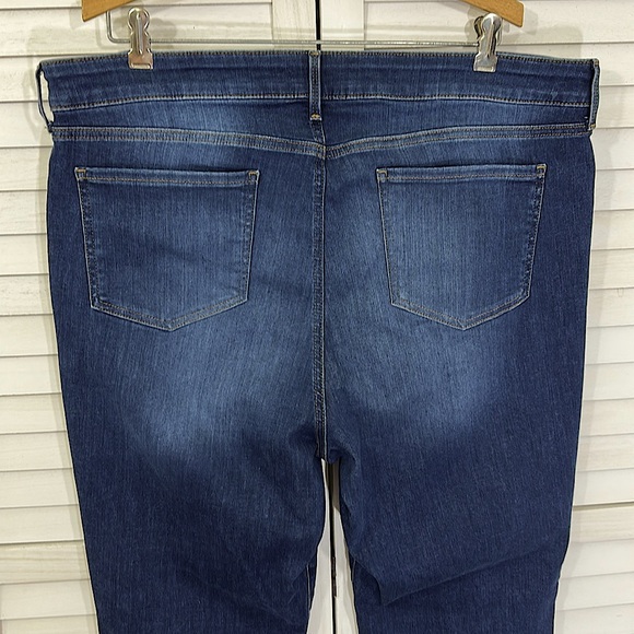 NYDJ Women's Straight Leg Jeans - Dark Blue - Picture 6 of 11